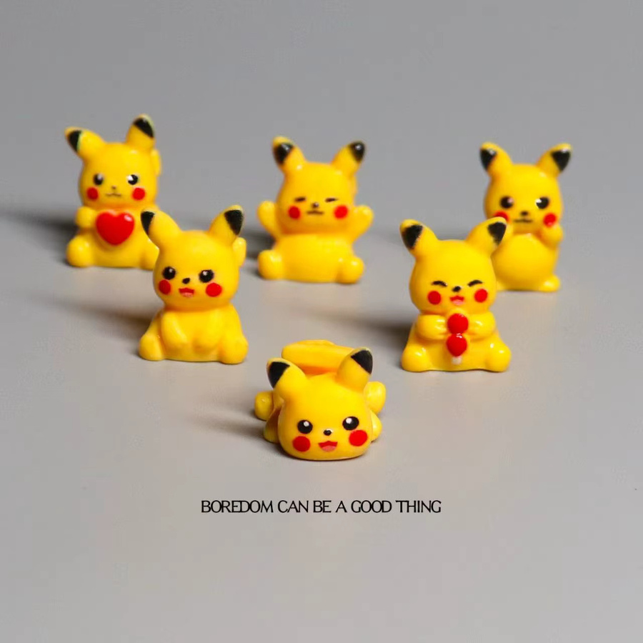 Bandai Pokémon Pikachu, Actionfiguren, 6-teiliges Set, Kunststoff - Bild 2