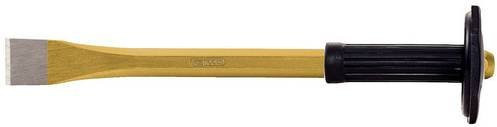 KS Tools Maurermeißel mit Handschutzgriff, 8-kant, Chrome-Molybdän-Stahl, Farbe: Gold - Bild 1