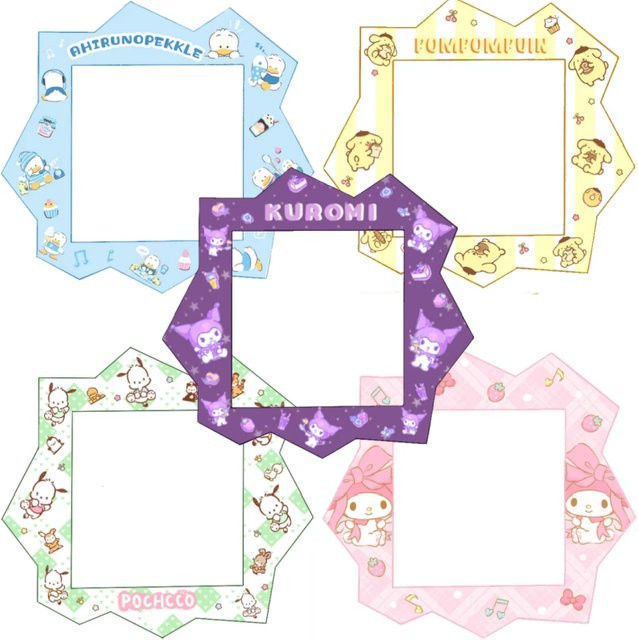 Bandai Tamagotchi Paradise Panel-Papier, kariertes Macaron-Spielzeug - Bild 1