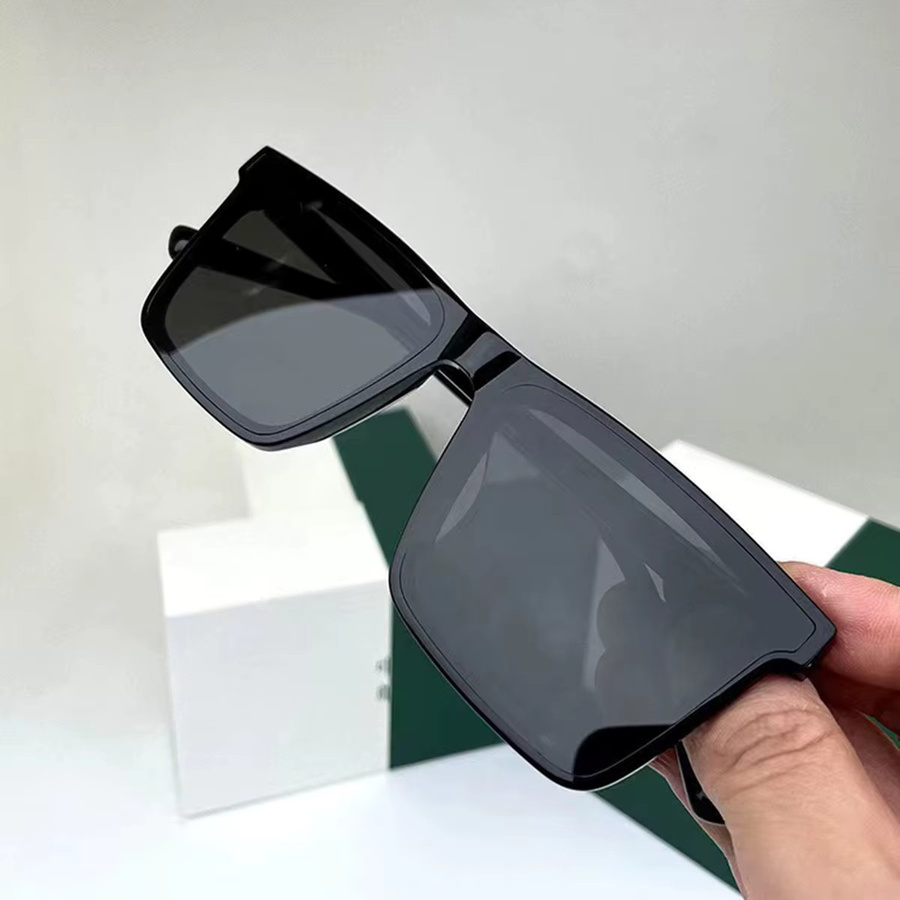 Quadratische Sonnenbrille für Männer, Vollrand, Multicolor, Kunststoff - Bild 3
