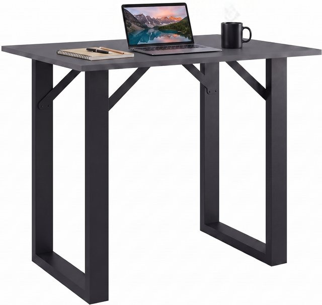 VCM Bartisch Xona modern in Schwarz, B/T: 138 x 80 cm - Bild 1