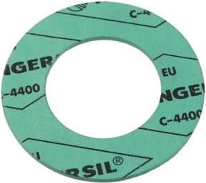 Klinger Dichtungsring KLINGERSIL C-4400 DIN 2690 DN15 PN10-20, Farbe: Grün, B/T/H: 50 x 22 x 2 mm - Bild 1