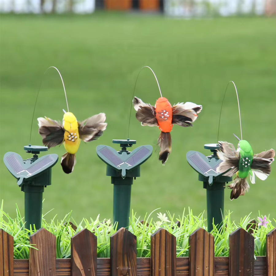 VAKIND Solarbetriebene Garten-Schmetterlingsdekoration in Multicolour, wasserdichte Schmetterlings-Gartendekoration für drinnen und draußen - Bild 1
