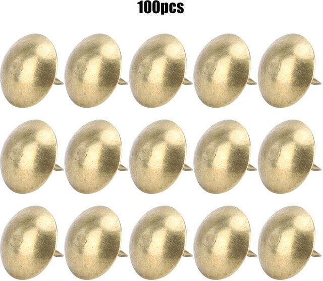 100 Stück Polsternägel aus Eisen in Cyan Bronze von Shoemst für Möbel und Holzboxen - Bild 1