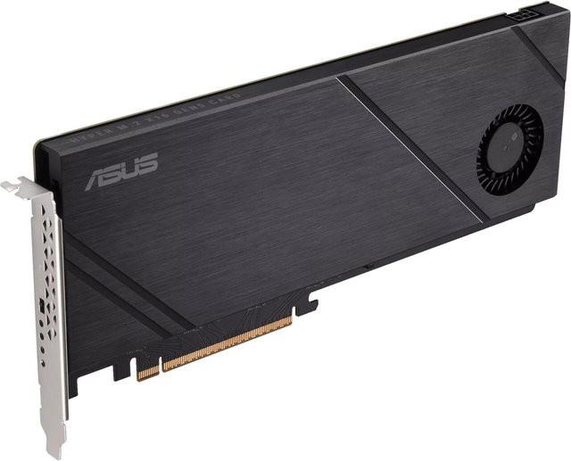 Asus Hyper M.2 x16 Gen5 Card PCIe 5.0 Adapter mit 4x M.2 Slots bis 22110, RAID Controller Card in Schwarz - Bild 1