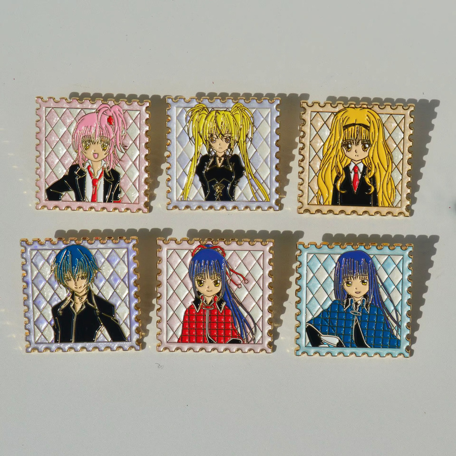 Bandai Anime Shugo Chara Emaille-Pins Anhänger, Unisex - Bild 4