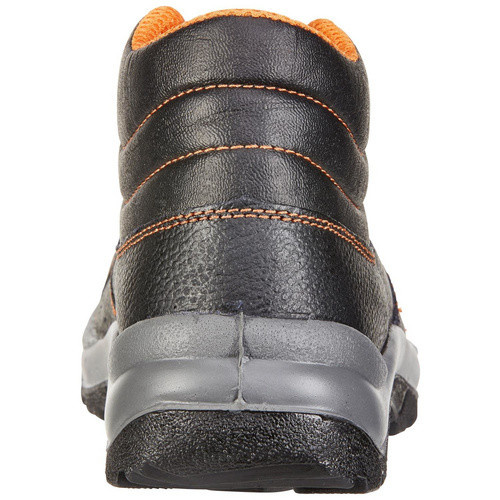 safety and more Sicherheitsstiefel S3 aus Leder, Orange/Schwarz, Größe 46 - Bild 4