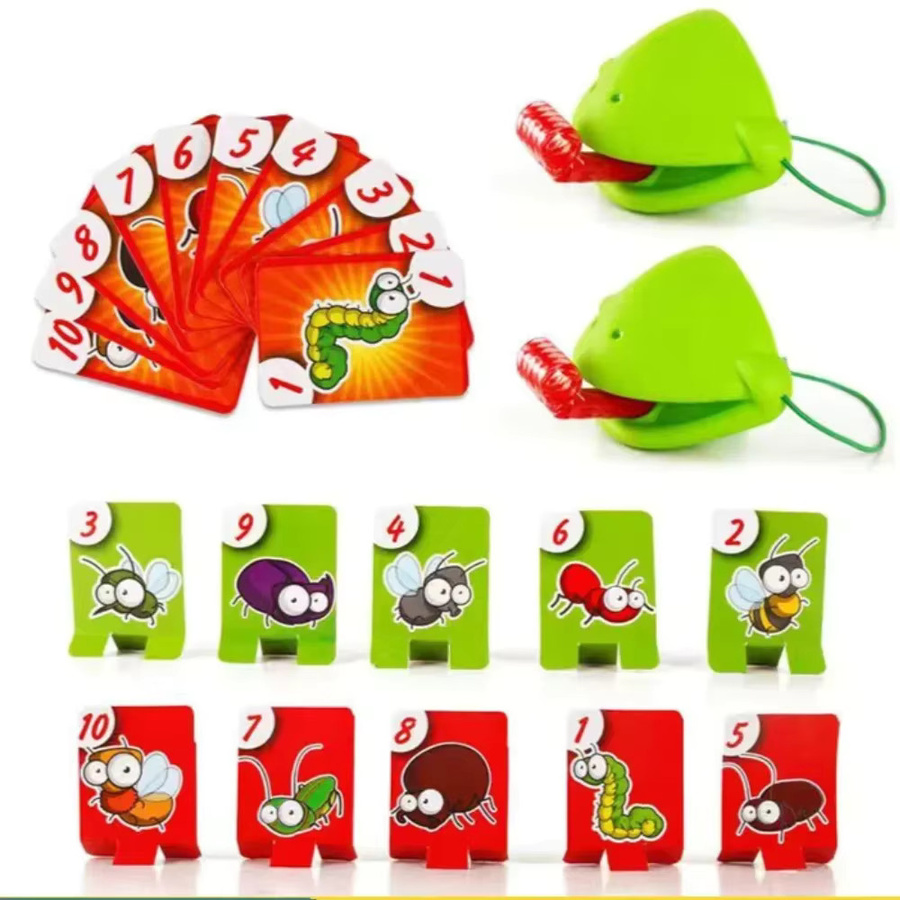soulbao Frosch- und Eidechsen-Maske, Leckkarten-Spielzeug - Bild 5