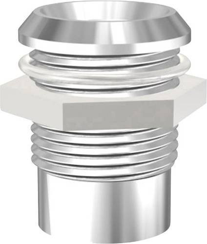 Vossloh Schwabe RT 8 S LED-Fassung aus Metall in Silber für 8mm LEDs mit Schraubbefestigung - Bild 1