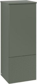 V&B Antao Mittelschrank mit Frontstruktur in Lea Green, B/H/T: 41,4 x 104 x 35,6 cm - Bild 1