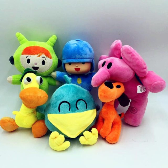 Yiran Health & Beauty Pocoyo Plüschtier, 6-teiliges Set, ab 1 Jahr - Bild 1