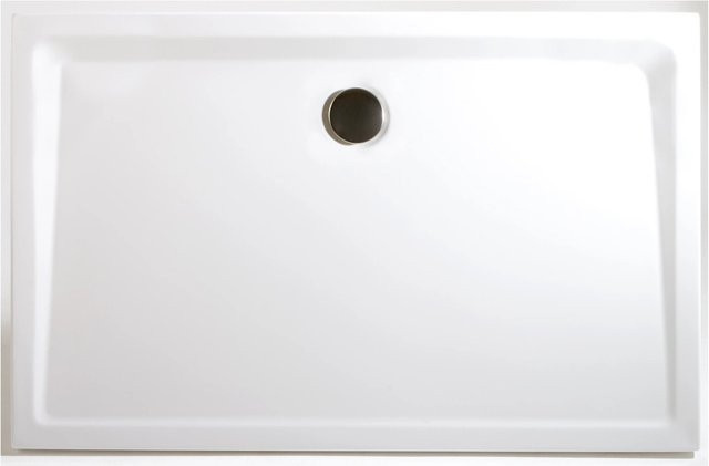 Schulte Duschwannen-Set Extraflach Rechteck Alpinweiß B: 120 cm, T: 80 cm - Bild 1