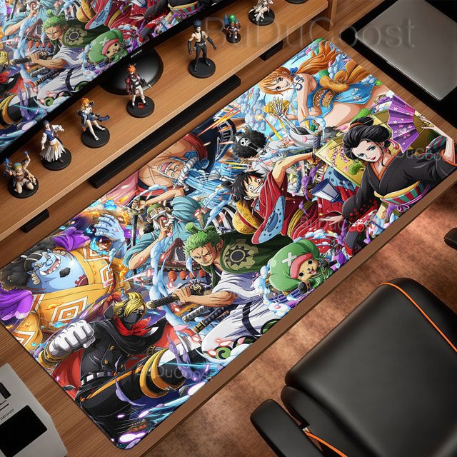 Bandai ONE PIECE Anime Mauspad Luffy Große Schreibtischunterlage in Multicolour - Bild 1