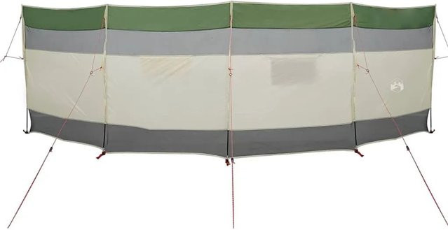 vidaXL Camping-Windschutz Grün B: 510 cm, H: 153 cm, wasserdicht - Bild 1