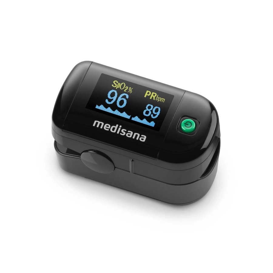 Medisana PM 100 Pulsoximeter in Schwarz zur Messung der Sauerstoffsättigung - Bild 2