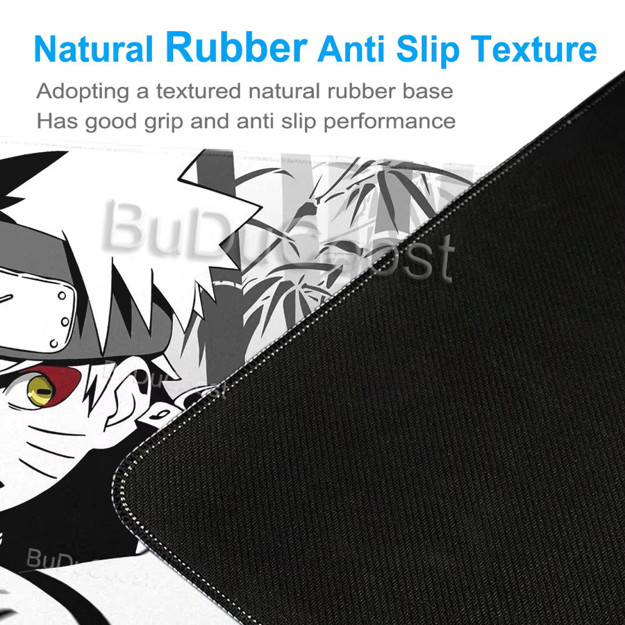 Bandai Gaming-Mauspad Naruto Uzumaki in Schwarz und Weiß - Bild 3