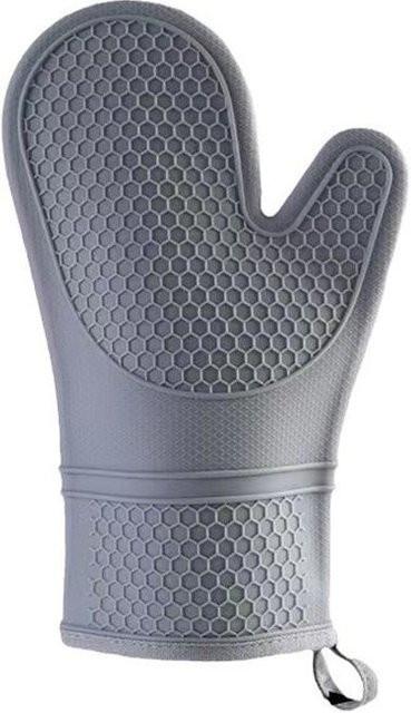 Gorilla Grip Hitzebeständiges Silikon-Ofenhandschuh-Set mit weichem Baumwollfutter und rutschfestem Design - Bild 1