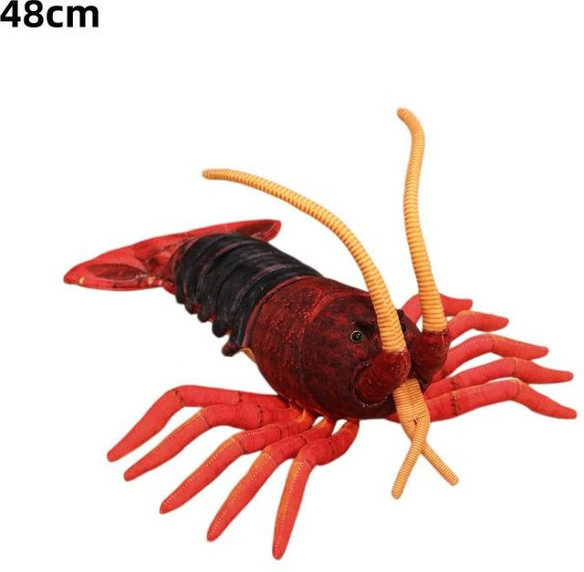 Yiran Health & Beauty Hummer-Stofftier, Garnelenkissen, 48 cm - Bild 1