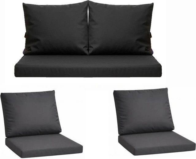 Setgarden Komfort Set Gartenloungekissen für Technorattan-Möbel in Anthrazit, 1-teilig, B/T: 120 x 60 cm - Bild 1