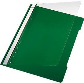 LEITZ Schnellhefter 4191 DIN A4 aus Kunststoff in Grün Transparent, 25 Stück - Bild 1