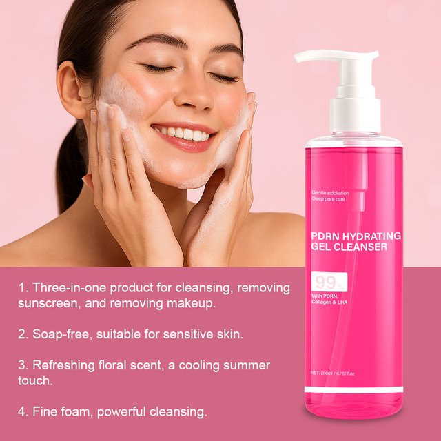 SAUVASINE PDRN Gel-Reinigung, 200 ml, mit Kollagen, Unisex - Bild 1