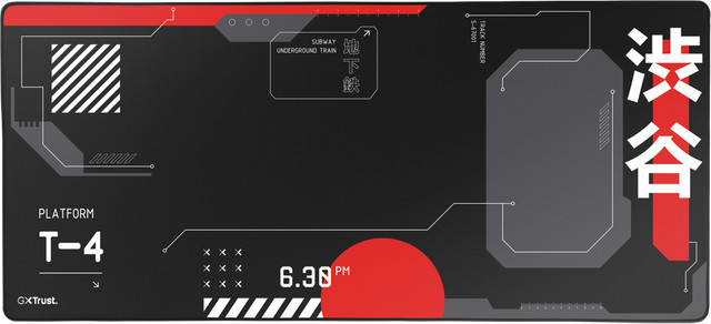 Trust Gaming GXT 759 XXL Gaming-Mauspad in Schwarz/Rot - Bild 1
