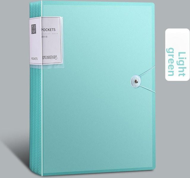 Integral Home Display Book A4, wasserdicht und transparent, grün, 60 Seiten - Bild 1
