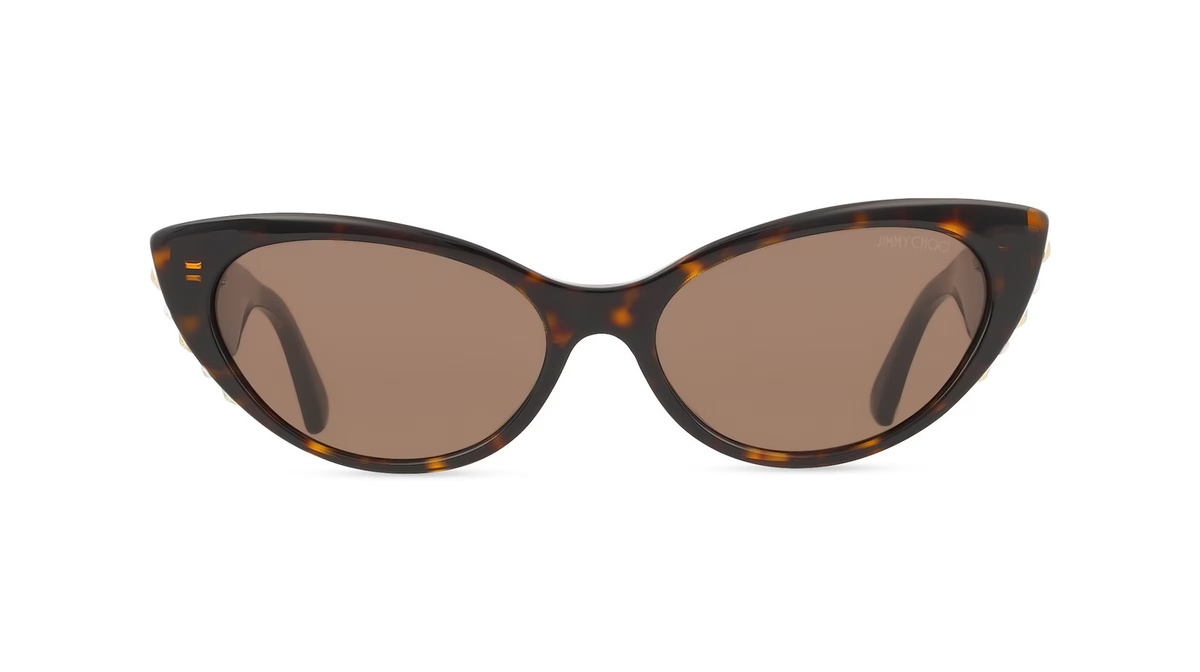 Jimmy Choo JC5023H Sonnenbrille Cat Eye, Vollrand, Acetat, braun, Damen - Bild 1