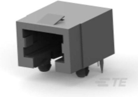 TE Connectivity Standard Modular Jack 106066-2 in Grau - Bild 1