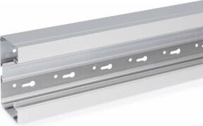 Rehau SIGNA STYLE Unterteil eloxiert Silber B/H: 70 x 130 cm - Bild 1