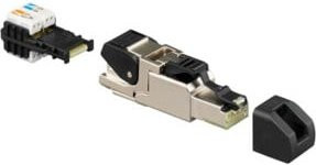 Rutenbeck Universalstecker Cat.6A Ethernet LAN in Multicolour - Bild 1