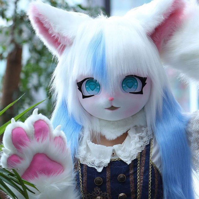 daliclown Fursuit Kigurumi Headset, Puppe, Tiere, Plüsch / Textil, Bunt / Mehrfarbig - Bild 1