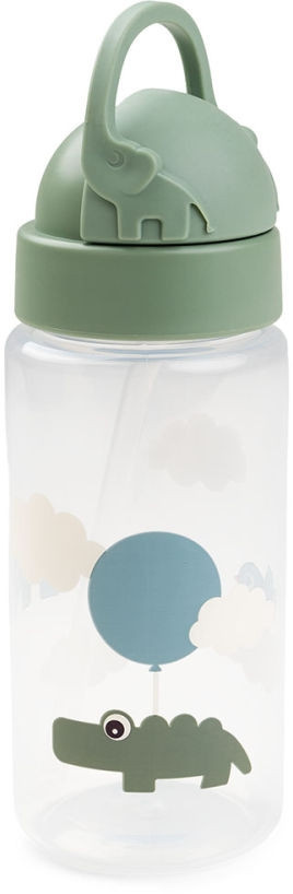 Done by Deer Trinkflasche Happy Clouds in Grün, 20 ml - Bild 1