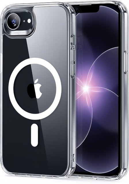 Magnetische transparente Handyhülle für Apple iPhone 17e und iPhone 16e mit Anti-Vergilbungs- und Stoßschutz - Bild 1