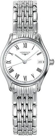 Longines Armbanduhr, Quarz, Edelstahl, 25 mm, Weiß, Damen - Bild 1