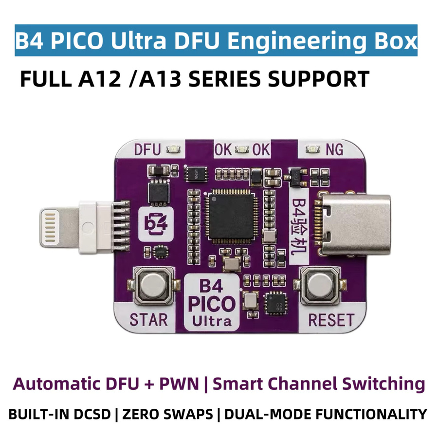 TULX B4 PICO DFU Engineering Box DFU-Modus-Tool für iPhone iOS in Purple - Bild 1