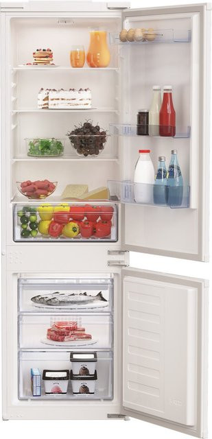 Beko Einbau-Kühl-Gefrier-Kombination BCSA285K4SN in Weiß - Bild 1