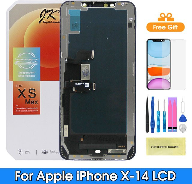 Incell LCD-Display Ersatz Baugruppe mit Touchscreen für Apple iPhone X XR XS Max und iPhone 11 12 13 Pro in Schwarz - Bild 1