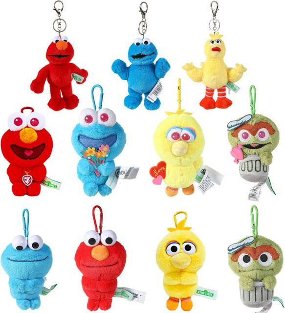 Emo Sesame Street Big Bird Sweetie Pie Monster, Plüsch, Spielzeug Anhänger - Bild 1