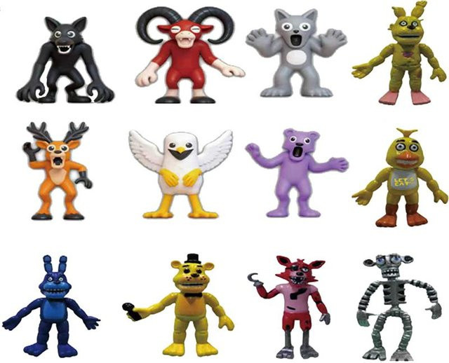 Yiran toy 1 99 Nächte im Wald Actionfiguren Zubehör 12-teiliges Set - Bild 1