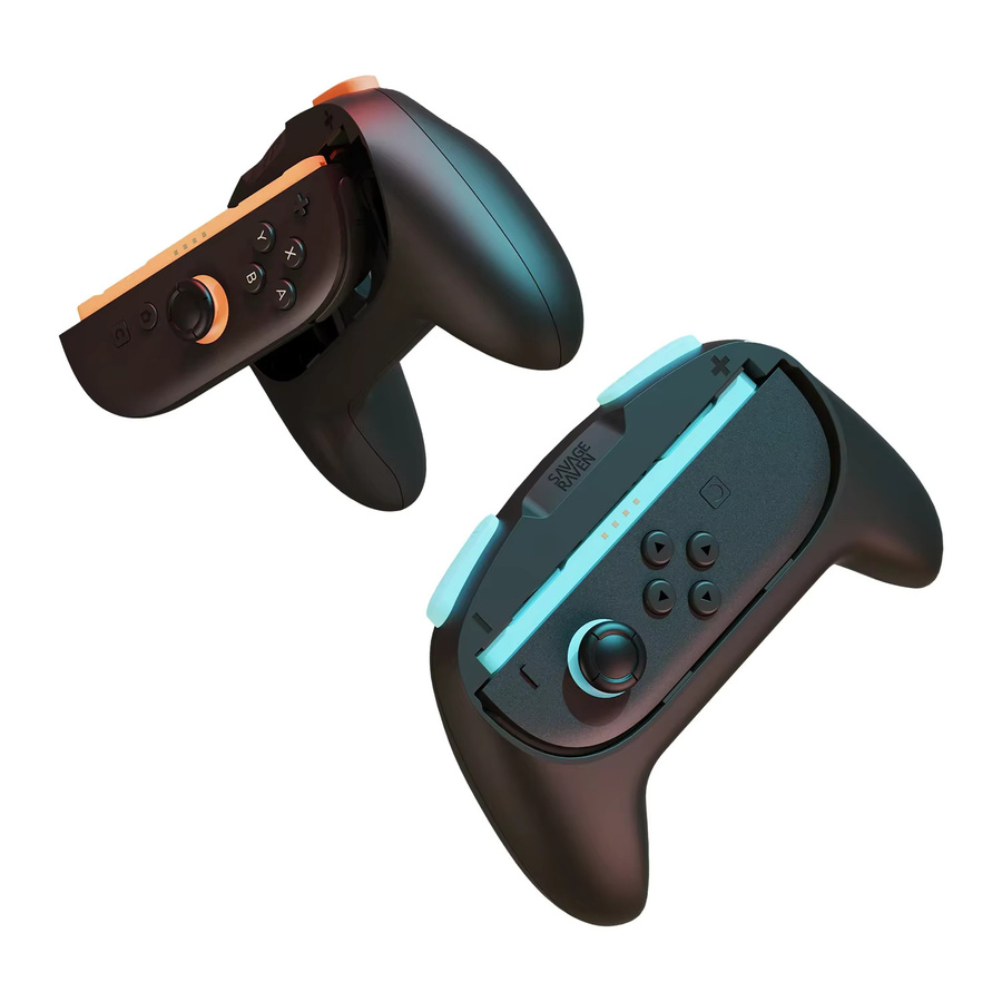 Skull & Co. Savage Raven MiniGrip Joy-Con Griffhalterung für Nintendo Switch 2 in Schwarz - Bild 2