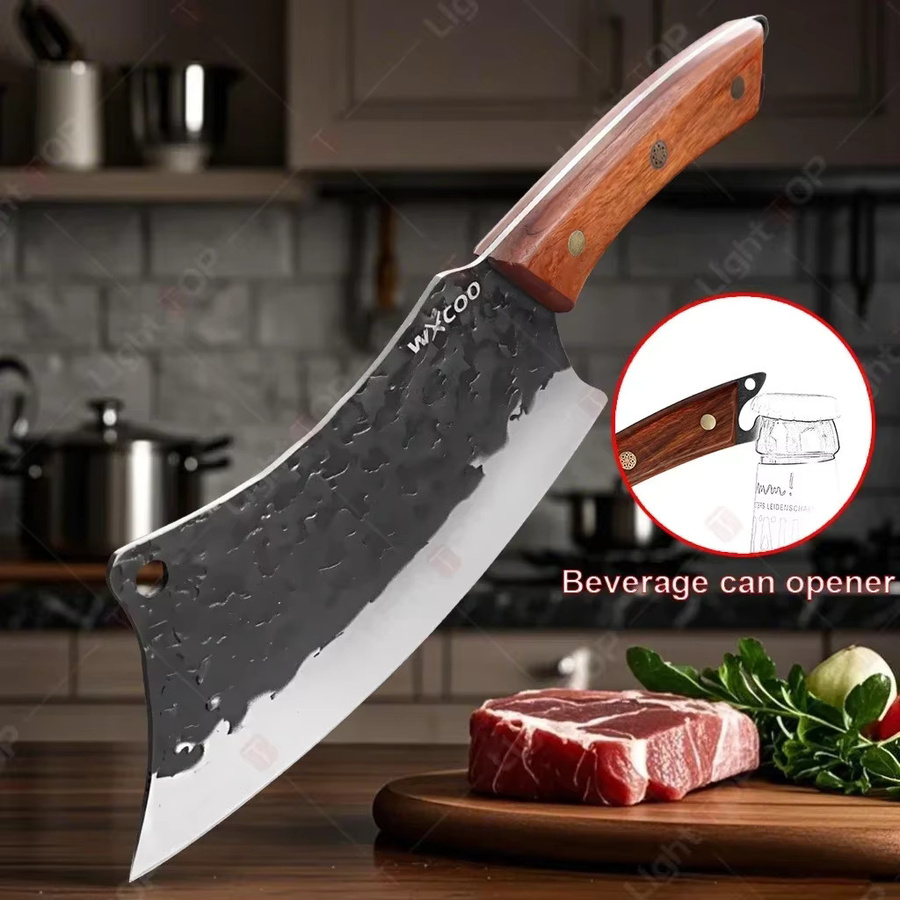 Geschmiedetes WXCOO Ausbeinmesser aus Holz für BBQ und Fleisch zum Schneiden - Bild 2