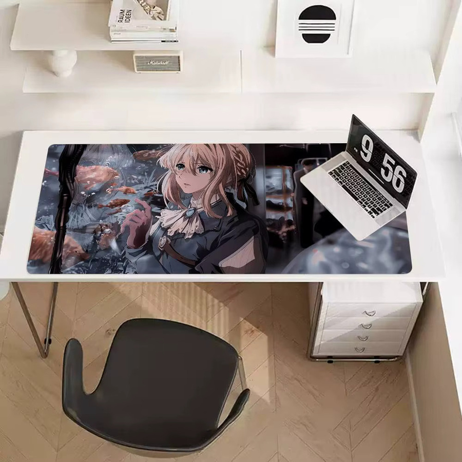 V-Violet E-Evergarden Gaming Mauspad Sakura Anime Design in Violett und Multicolour - Bild 5