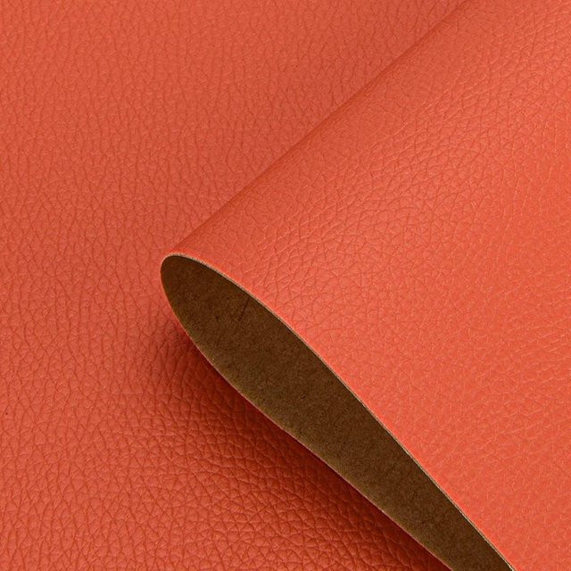 Selbstklebendes PU-Leder Reparatur-Patch für Sofa und Möbel in Orange, B: 137 cm, T: 50 cm - Bild 1