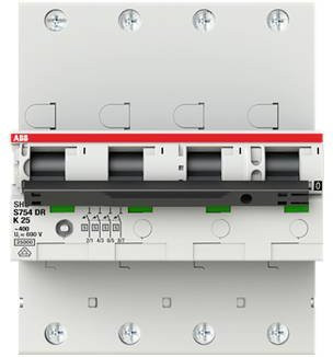 ABB S754DR-K25 2CDH784001R0517 Leitungsschutzschalter 25A 400V in Weiß - Bild 1