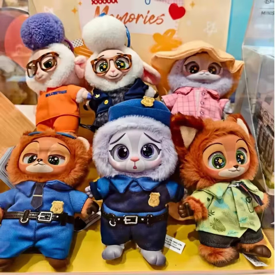 Disney Zootopia Judy Nick Vinyl-Plüsch, Cartoon-Charakter Anhänger, Einzelfigur - Bild 2