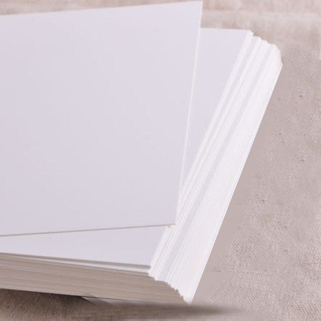 20 Stück leere Grußkarten aus weißem Kraftpapier im Vintage-Stil für DIY-Projekte und handgemalte Nachrichten - Bild 1
