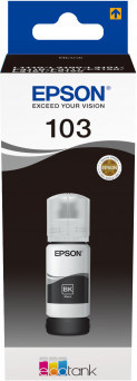 Epson Tintenflasche 103 Schwarz für EcoTank ET-L5190, ET-L3156, ET-L3151, ET-L3150 und ET-L3110 - Bild 1