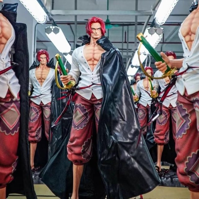 Bandai One Piece Shanks Anime Figur, 67 cm, Kunststoff - Bild 1