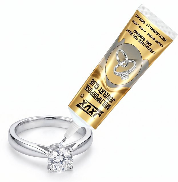Präzisionskleber für Schmuckbasteln transparent 50 ml mit feiner Spitze für DIY-Reparaturen und Handwerk - Bild 1